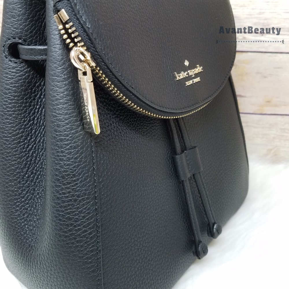 Kate Spade Medium Flap Backpack Leila Backpack - Picture 10 of 14